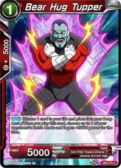 Bear Hug Tupper DB2-025 Draft Box 05 - Divine Multiverse Dragonball Super card