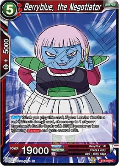 Berryblue the Negotiator Foil BT6-019 Destroyer Kings Dragonball Super card