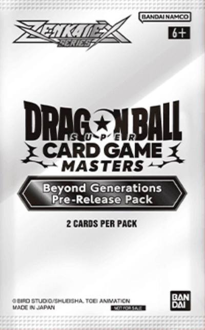 Beyond Generations Pre Release Pack  Beyond Generations Pre-Release Cards Dragonball Super card