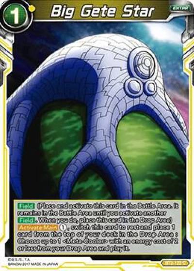 Big Gete Star BT2-122 Union Force Dragonball Super card