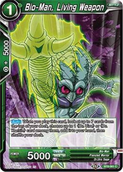 Bio Man Living Weapon Foil BT8-061 Malicious Machinations Dragonball Super card