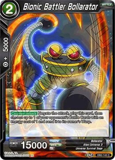 Bionic Battler Bollarator Foil DB2-145 Draft Box 05 - Divine Multiverse Dragonball Super card