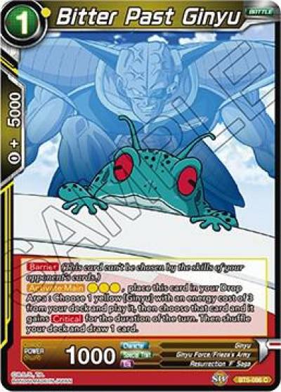 Bitter Past Ginyu Foil BT5-096 Miraculous Revival Dragonball Super card