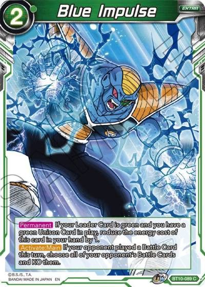 Blue Impulse BT10-089 Rise of the Unison Warrior Dragonball Super card