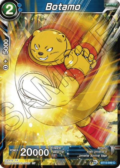 Botamo BT15-049 Saiyan Showdown Dragonball Super card