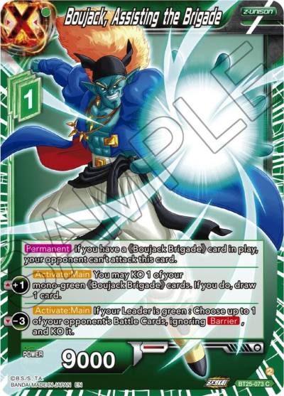 Boujack Assisting the Brigade BT25-073 Legend of the Dragon Balls Dragonball Super card