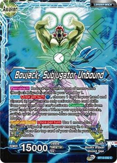 Boujack Boujack Subjugator Unbound BT13-032 Supreme Rivalry Dragonball Super card