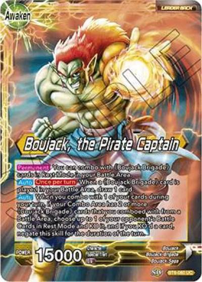Boujack Boujack the Pirate Captain Foil BT6-080 Destroyer Kings Dragonball Super card