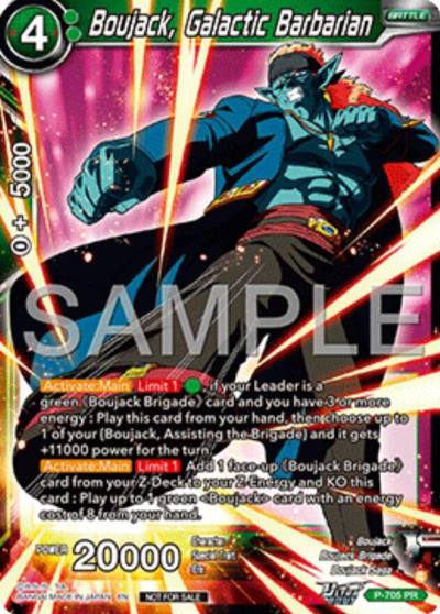 Boujack Galactic Barbarian Ultra Bout Series Tournament Pack Vol13 P-705 Tournament Promotion Cards Dragonball Super card