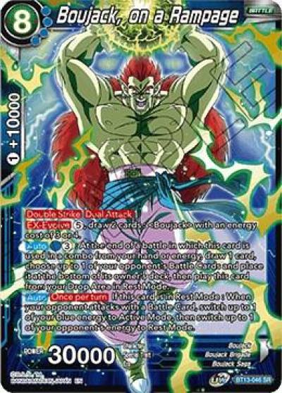 Boujack On a Rampage BT13-046 Supreme Rivalry Dragonball Super card