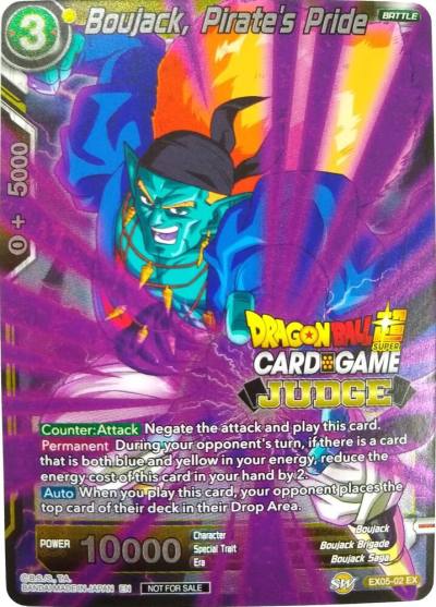 Boujack Pirates Pride EX05-02 Judge Promotion Cards Dragonball Super card