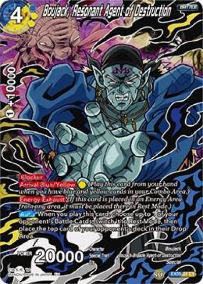 Boujack Resonant Agent of Destruction Alternate Art Foil EX05-04 Special Anniversary Set 2020 Dragonball Super card