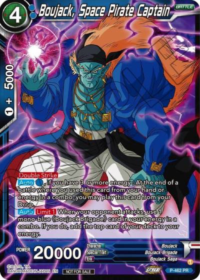 Boujack Space Pirate Captain Z03 Dash Pack P-462 Promotion Cards Dragonball Super card