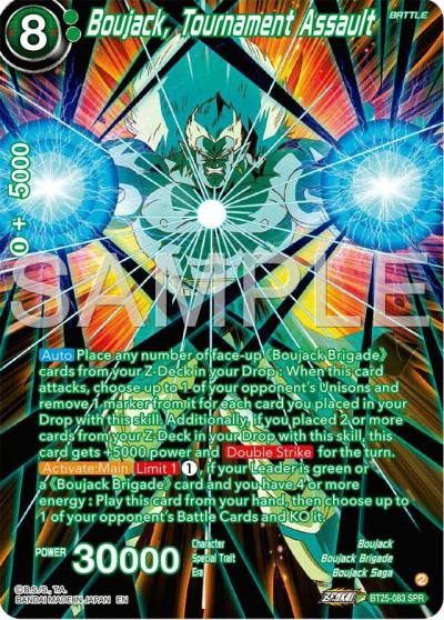 Boujack Tournament Assault SPR BT25-083 Legend of the Dragon Balls Dragonball Super card