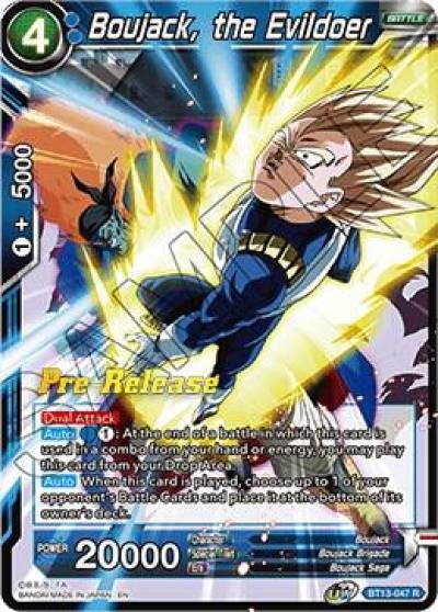 Boujack the Evildoer BT13-047 Supreme Rivalry Pre-Release Cards Dragonball Super card