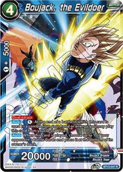 Boujack the Evildoer BT13-047 Supreme Rivalry Dragonball Super card