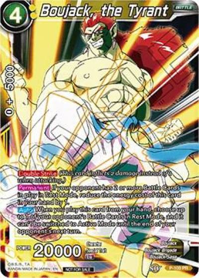 Boujack the Tyrant P-100 Promotion Cards Dragonball Super card