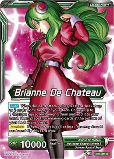 Brianne De Chateau Ribrianne Maiden of Anger TB1-051 Tournament of Power Dragonball Super card