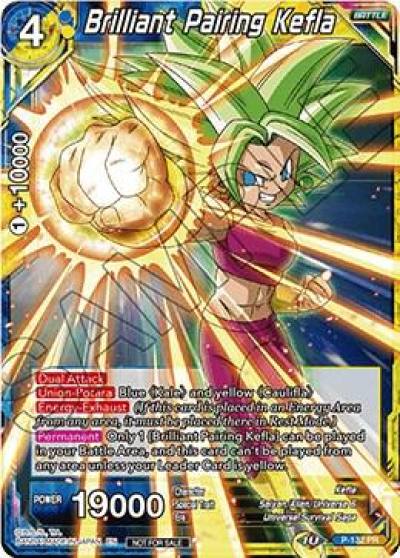Brilliant Pairing Kefla Shop Tournament Assault of Saiyans Foil P-132 Promotion Cards Dragonball Super card
