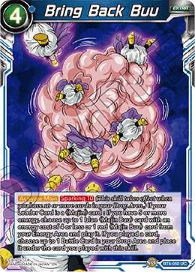 Bring Back Buu Foil BT6-050 Destroyer Kings Dragonball Super card