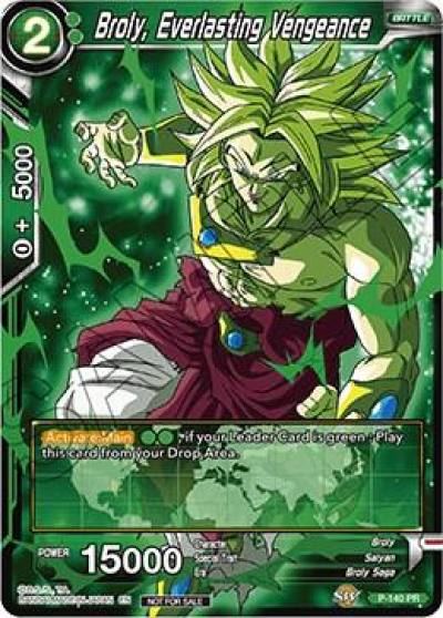 Broly Everlasting Vengeance P-140 Promotion Cards Dragonball Super card