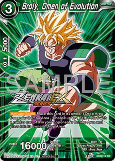 Broly Omen of Evolution Event Pack 16 EX19-12 Promotion Cards Dragonball Super card