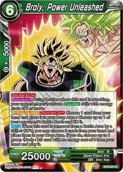 Broly Power Unleashed BT6-061 Destroyer Kings Dragonball Super card