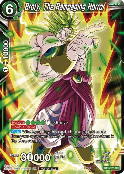 Broly The Rampaging Horror Gen Con 2023 BT1-073 Promotion Cards Dragonball Super card