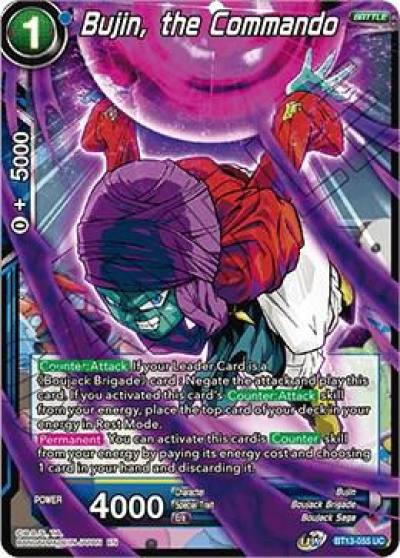 Bujin the Commando Foil BT13-055 Supreme Rivalry Dragonball Super card