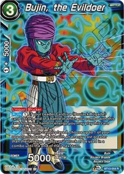 Bujin the Evildoer BT13-054 Supreme Rivalry Dragonball Super card