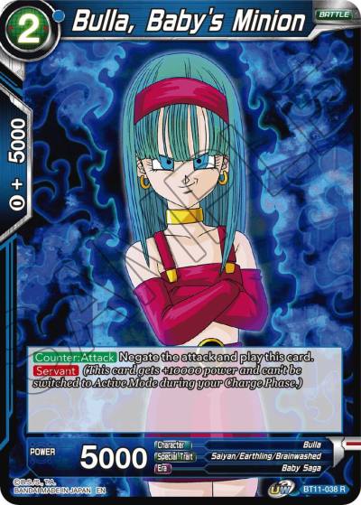Bulla Babys Minion BT11-038 Vermilion Bloodline Dragonball Super card