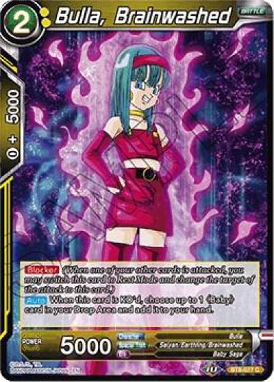 Bulla Brainwashed BT8-077 Malicious Machinations Dragonball Super card