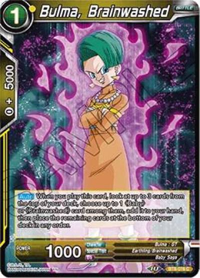 Bulma Brainwashed BT8-076 Malicious Machinations Dragonball Super card