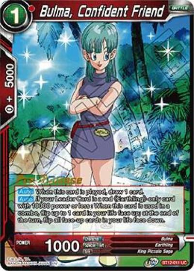 Bulma Confident Friend BT12-011 Vicious Rejuvenation Dragonball Super card