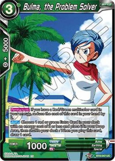Bulma the Problem Solver BT8-047 Malicious Machinations Dragonball Super card