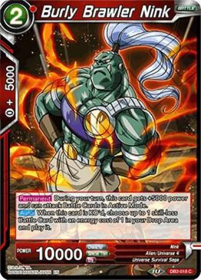 Burly Brawler Nink DB2-018 Draft Box 05 - Divine Multiverse Dragonball Super card