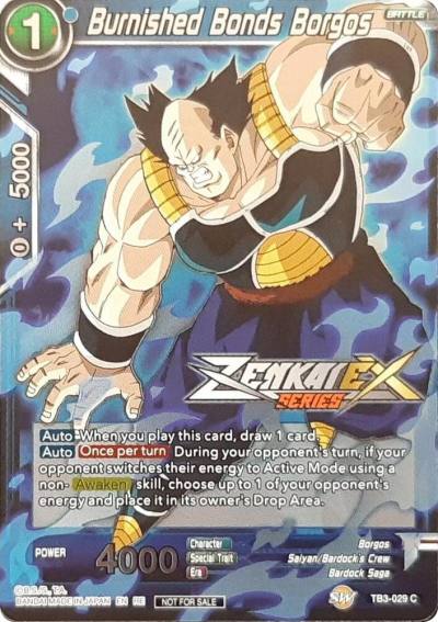 Burnished Bonds Borgos Event Pack 13 TB3-029 Tournament Promotion Cards Dragonball Super card