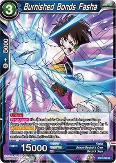Burnished Bonds Fasha TB3-026 Clash of Fates Dragonball Super card