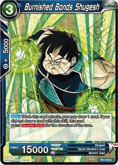 Burnished Bonds Shugesh TB3-028 Clash of Fates Dragonball Super card