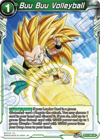 Buu Buu Volleyball Foil BT11-090 Vermilion Bloodline Dragonball Super card