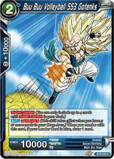 Buu Buu Volleyball SS3 Gotenks BT6-039 Destroyer Kings Dragonball Super card