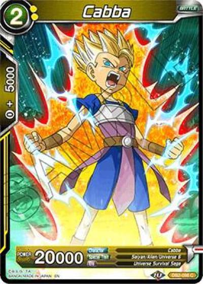 Cabba Foil DB2-098 Draft Box 05 - Divine Multiverse Dragonball Super card