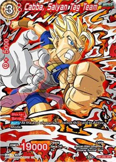 Cabba Saiyan Tag Team DB1-095 Draft Box 04 - Dragon Brawl Dragonball Super card