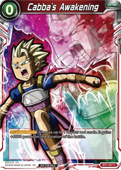 Cabbas Awakening Event Pack 05 BT1-027 Promotion Cards Dragonball Super card