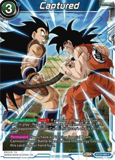 Captured Foil BT23-069 Perfect Combination Dragonball Super card