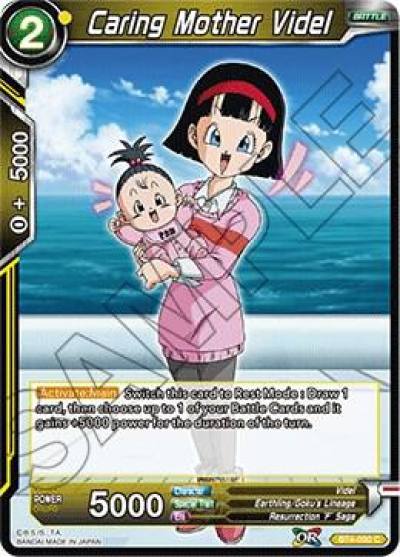 Caring Mother Videl Foil BT4-090 Colossal Warfare Dragonball Super card