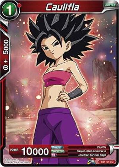 Caulifla TB1-014 Tournament of Power Dragonball Super card