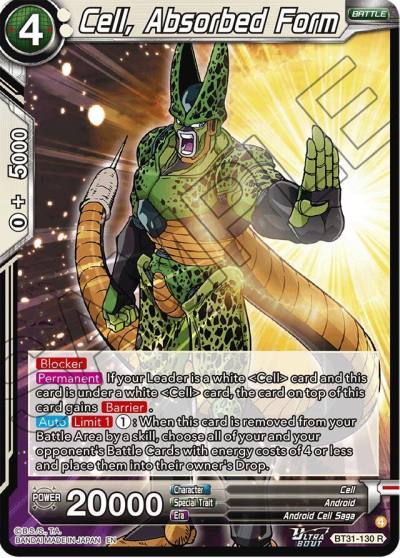 Cell Absorbed Form BT31-130 Impact Beyond Dimensions Dragonball Super card