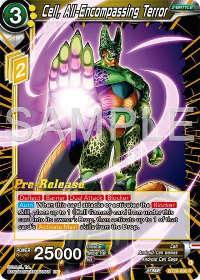 Cell All Encompassing Terror BT26-096 Ultimate Advent Pre-Release Cards Dragonball Super card