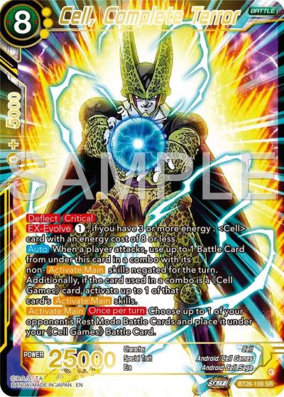 Cell Complete Terror BT26-109 Ultimate Advent Dragonball Super card